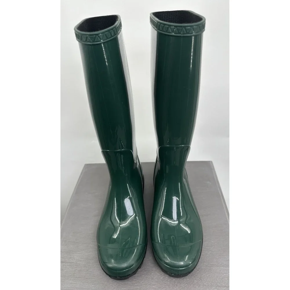 UGG SHAYE Waterproof Rain Winter  Rubber Boot For Women Size 6‎ in GREEN PINE
